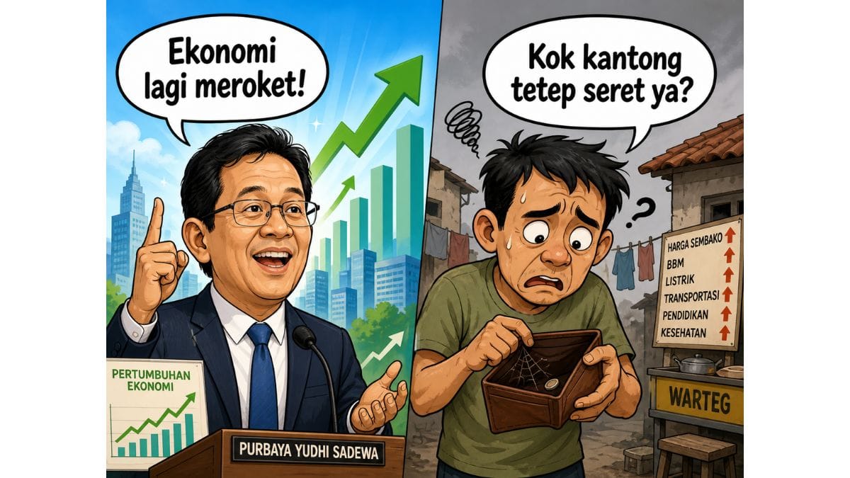 Ekonomi Tumbuh 5,61 Persen, Tapi Kok Tidak Berasa Ke Kantong Kita?