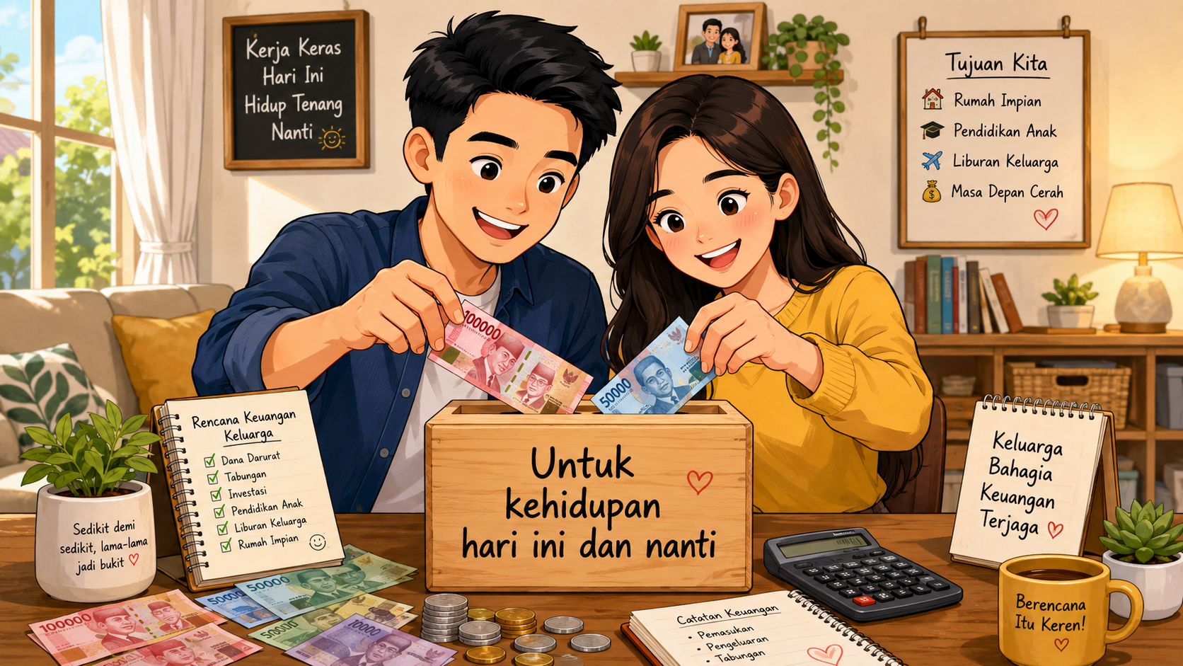 cara mengelola uang bersama istri