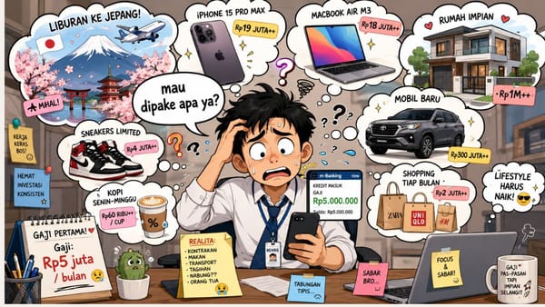 gaji pertama untuk apa