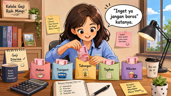 Cara Membagi Gaji Bulanan untuk First Jobber: Biar Uang Nggak Hilang Diam-Diam